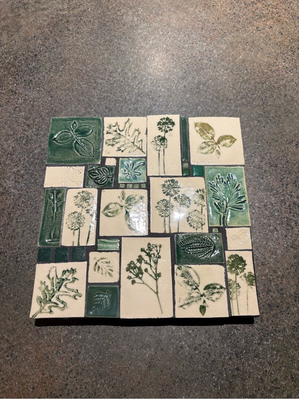 Beautiful trivet, original ceramic art piece, by Na’ama Yacoby